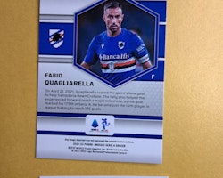 #65 Fabio Quaglarella 2021-22 Panini Mosaic Serie A Soccer Fotboll