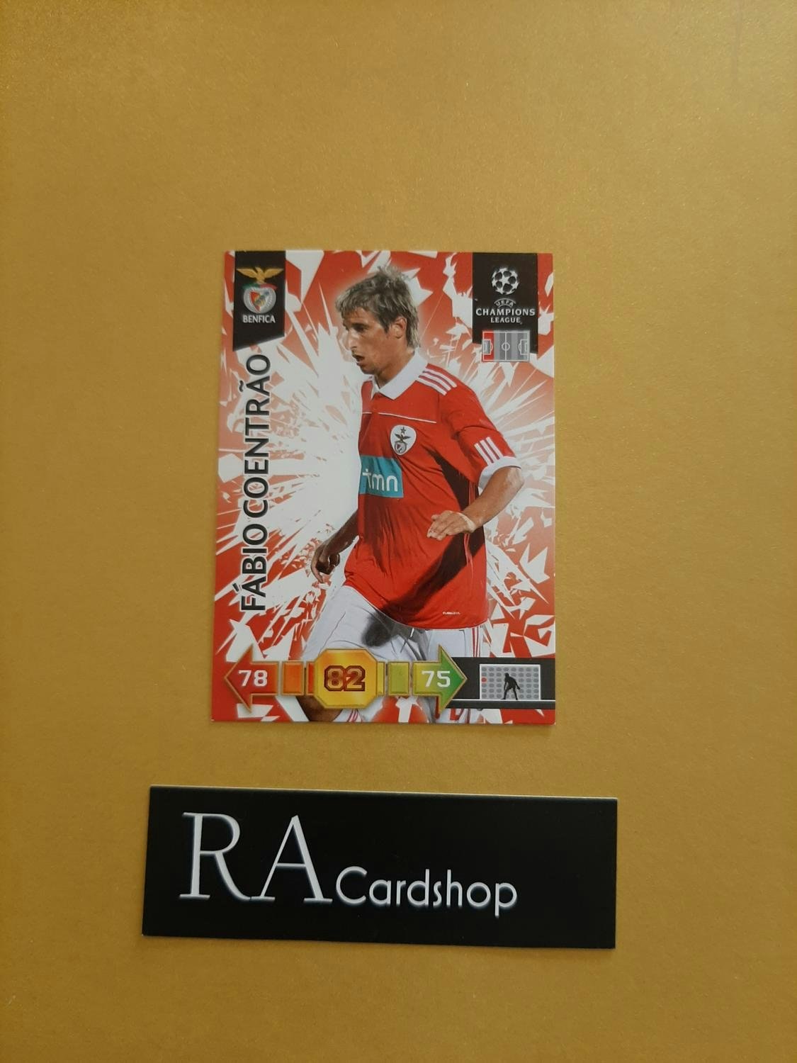 Fabio Coentrao Benfica EUFA Champions Leauge Adrenalyn XL 2010-2011