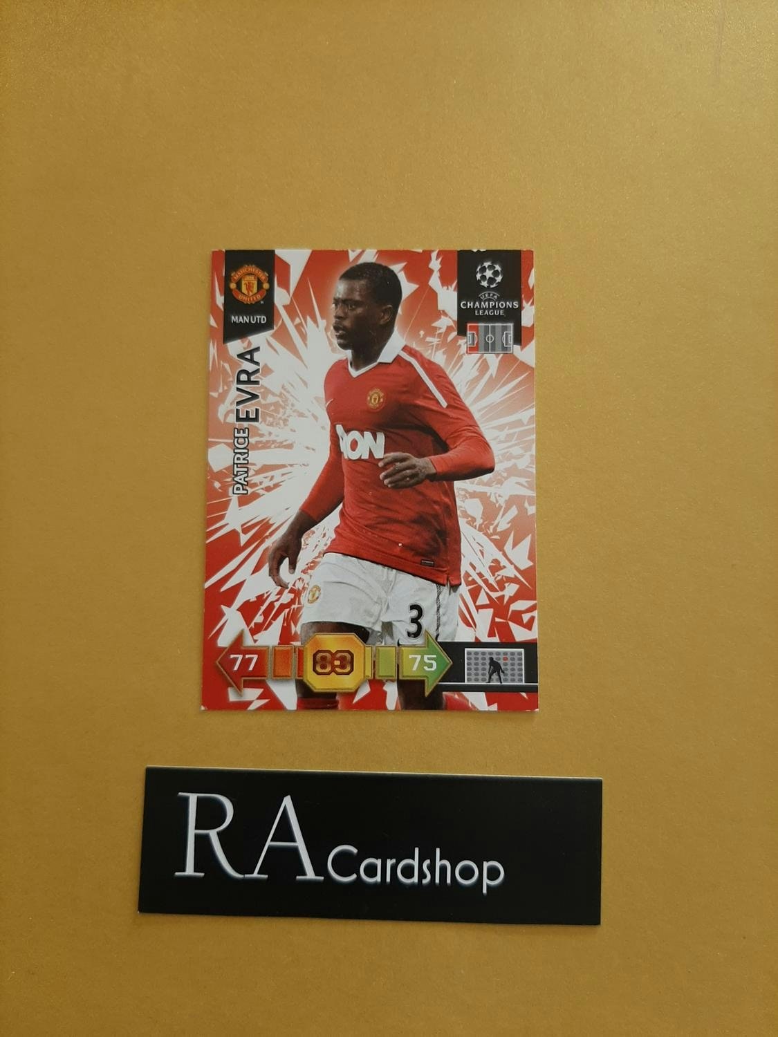 Patrice Evra Manchester United EUFA Champions Leauge Adrenalyn XL 2010-2011