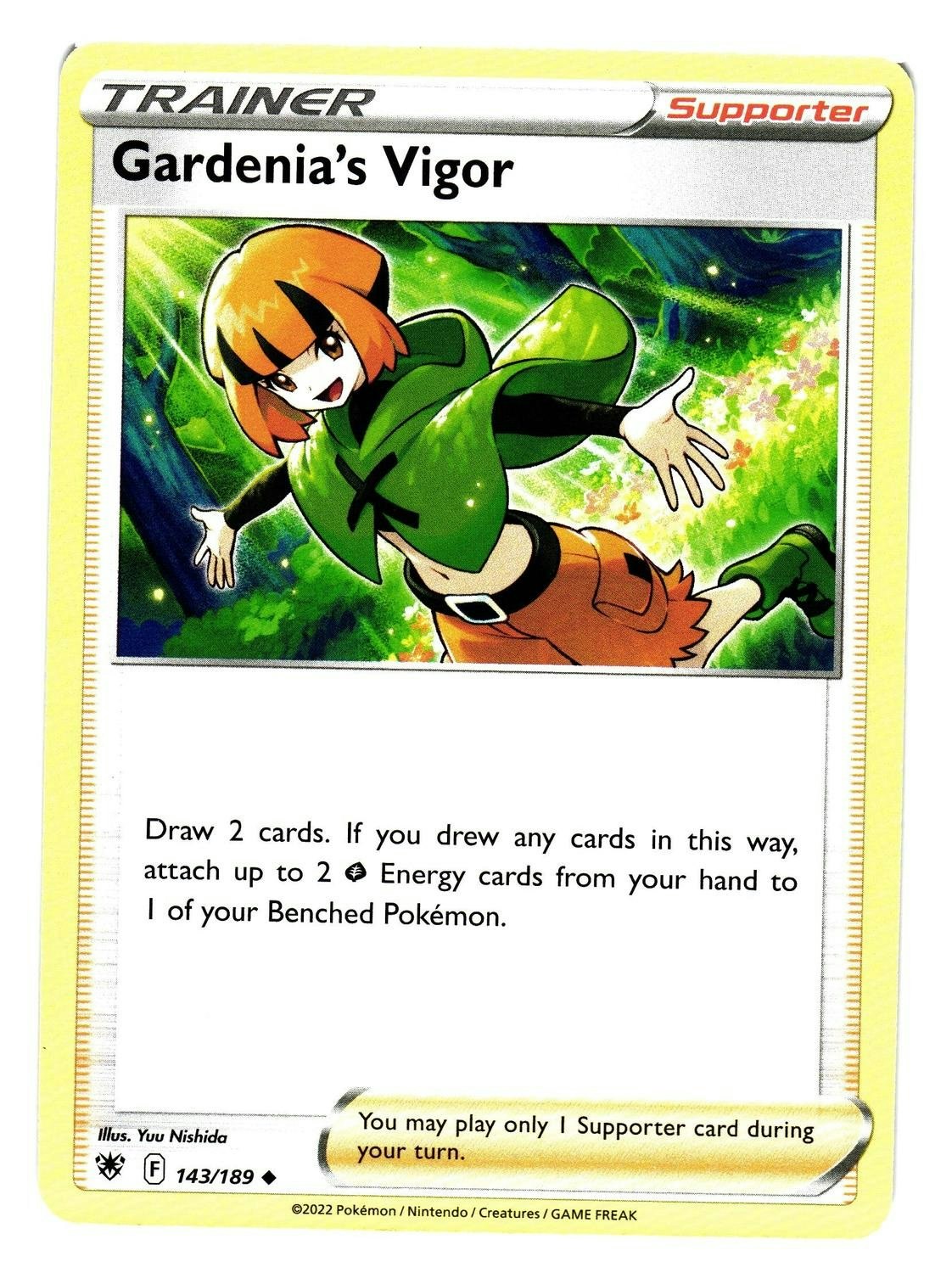 Gardenias Vigor Uncommon 143/189 Astral Radiance Pokemon