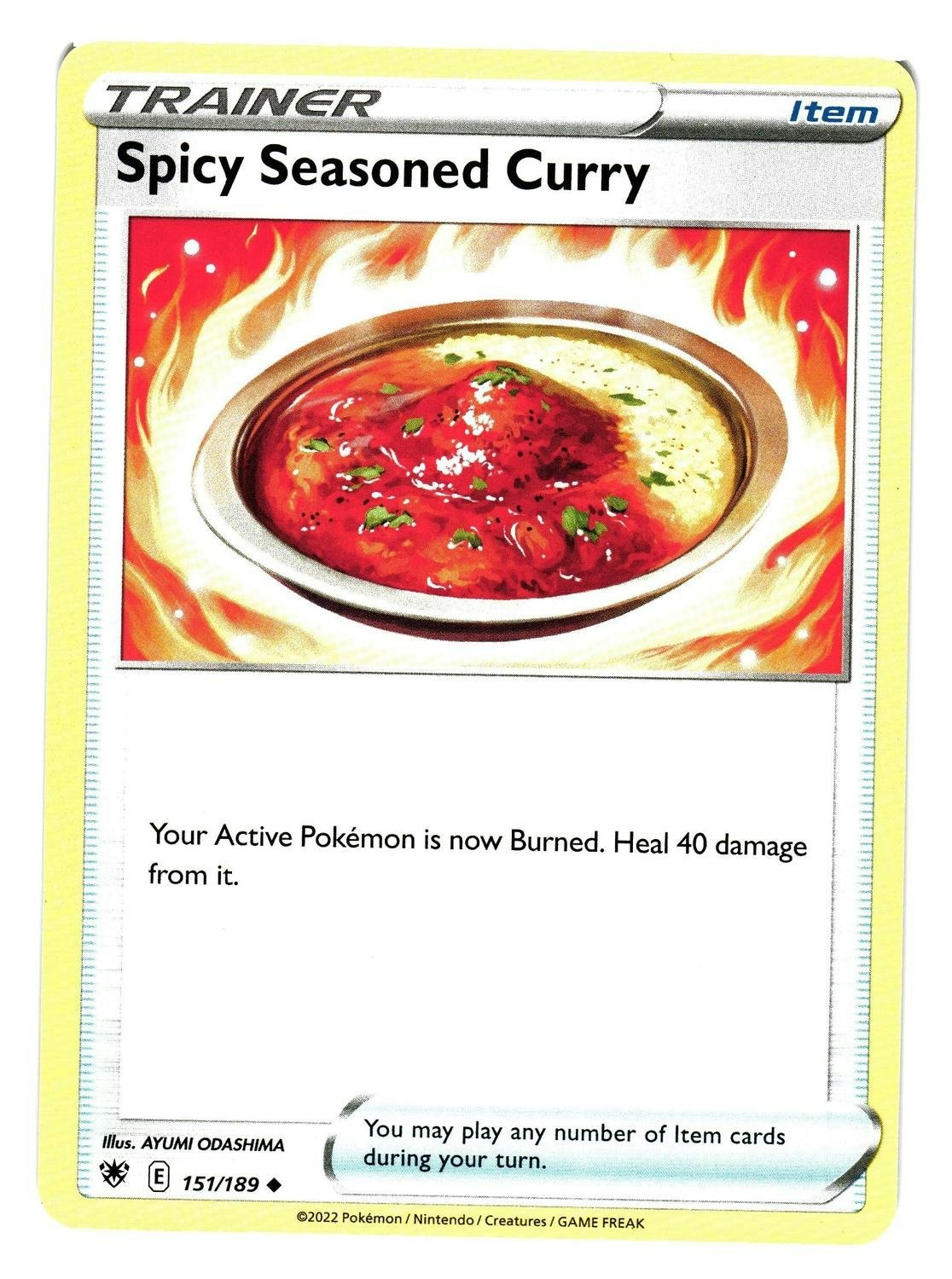 Spicy Seasoned Curry Uncommon 151/189 Astral Radiance Pokemon