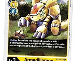 Armadillomon Uncommon BT8-033 New Hero Digimon