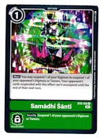 Samadhi Santi Uncommon BT8-102 New Hero Digimon