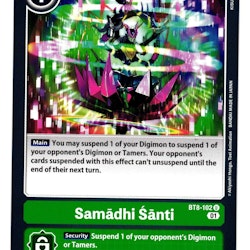Samadhi Santi Uncommon BT8-102 New Hero Digimon