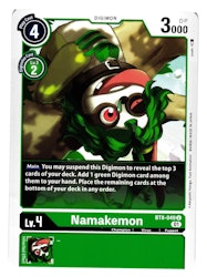 Namakemon Uncommon BT8-049 New Hero Digimon
