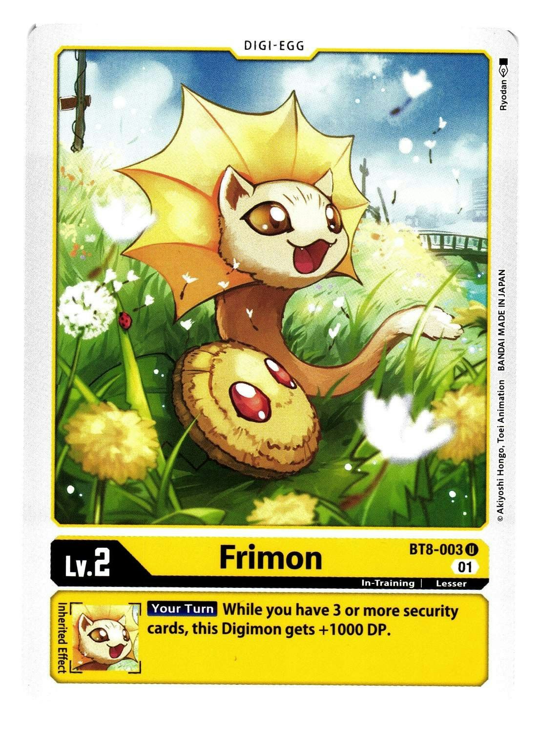 Frimon Uncommon BT8-003 New Hero Digimon