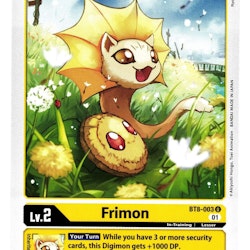 Frimon Uncommon BT8-003 New Hero Digimon