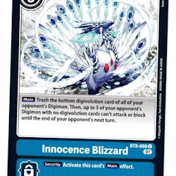 Innocence Blizzard Uncommon BT8-098 New Hero Digimon