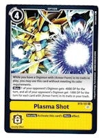 Plasma shot Uncommon BT8-101 New Hero Digimon