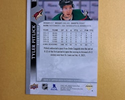 #508 Tyler Pitlick 2020-21 Upper Deck Extended Series Hockey