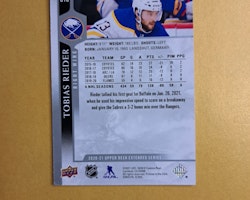 #515 Tobias Rieder 2020-21 Upper Deck Extended Series Hockey