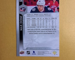 #536 Max Domi 2020-21 Upper Deck Extended Series Hockey