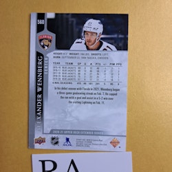 #560 Alexander Wennberg 2020-21 Upper Deck Extended Series Hockey