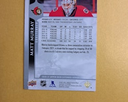 #601 Matt Murray 2020-21 Upper Deck Extended Series Hockey