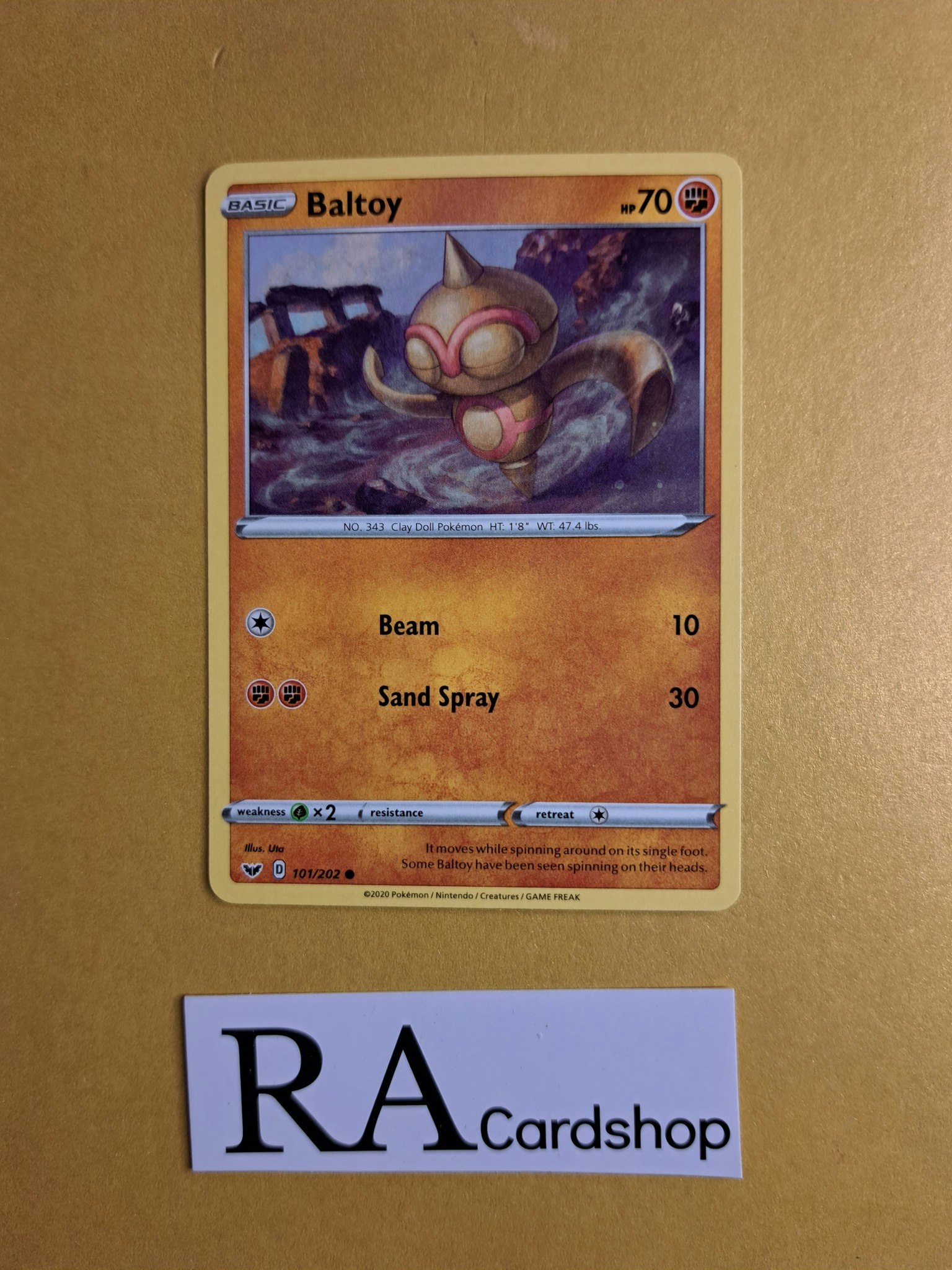 Baltoy Common 101/202 Sword and Shield Pokemon