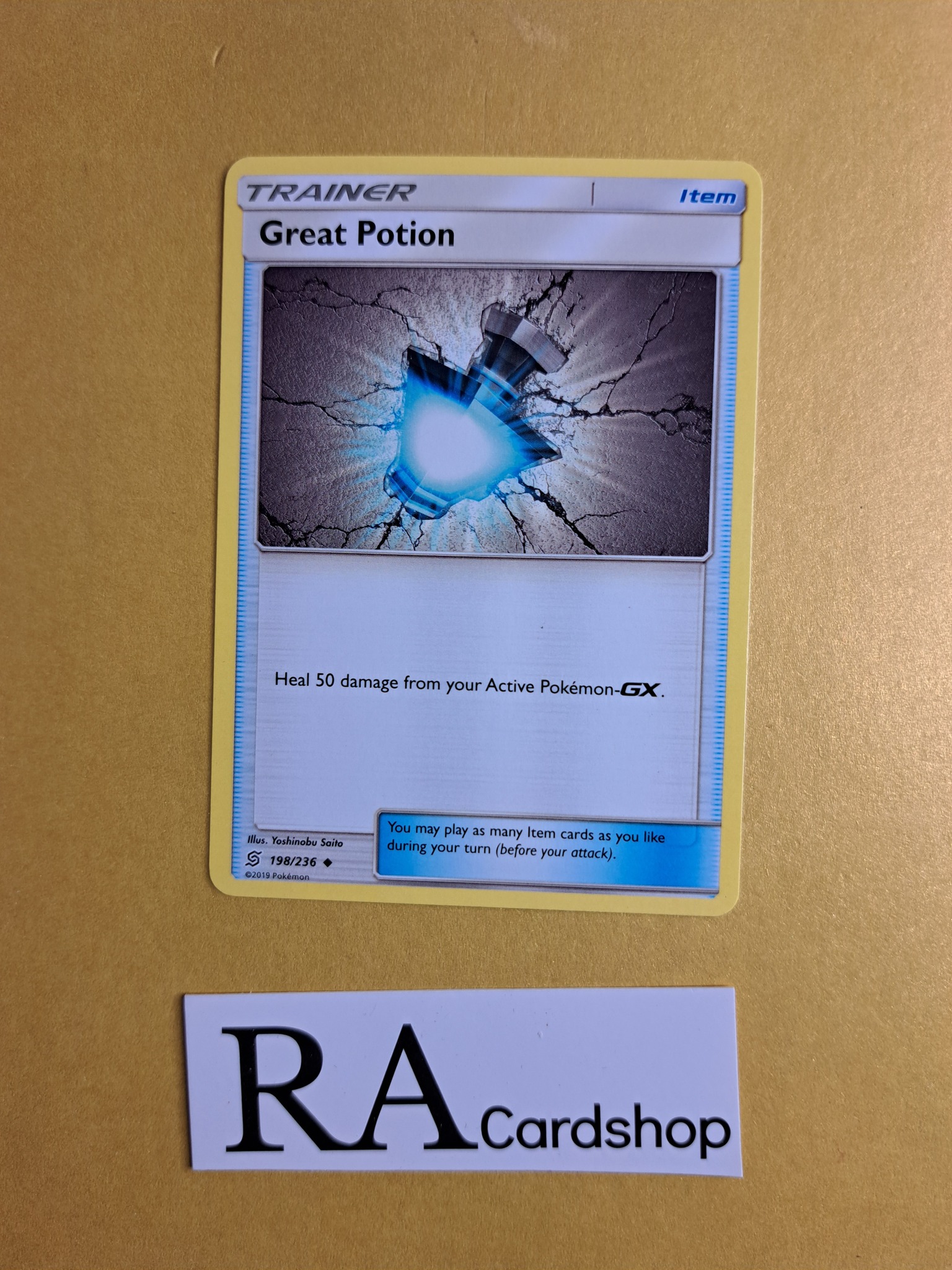 Great Potion Uncommon 198/236 Unified Minds Pokemon