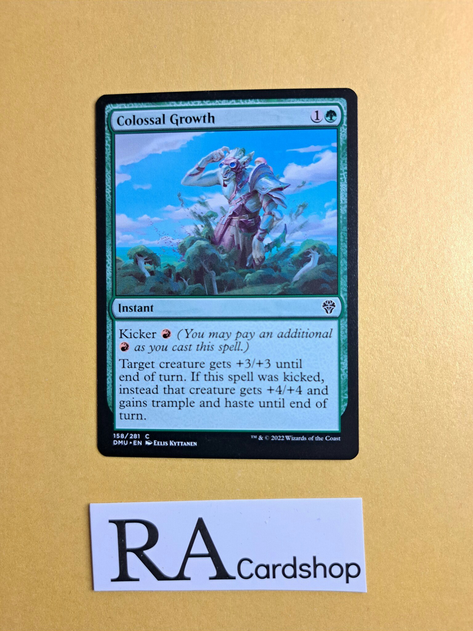 Colossal Growth Common 158/281 Dominaria United (DMU) Magic the Gathering
