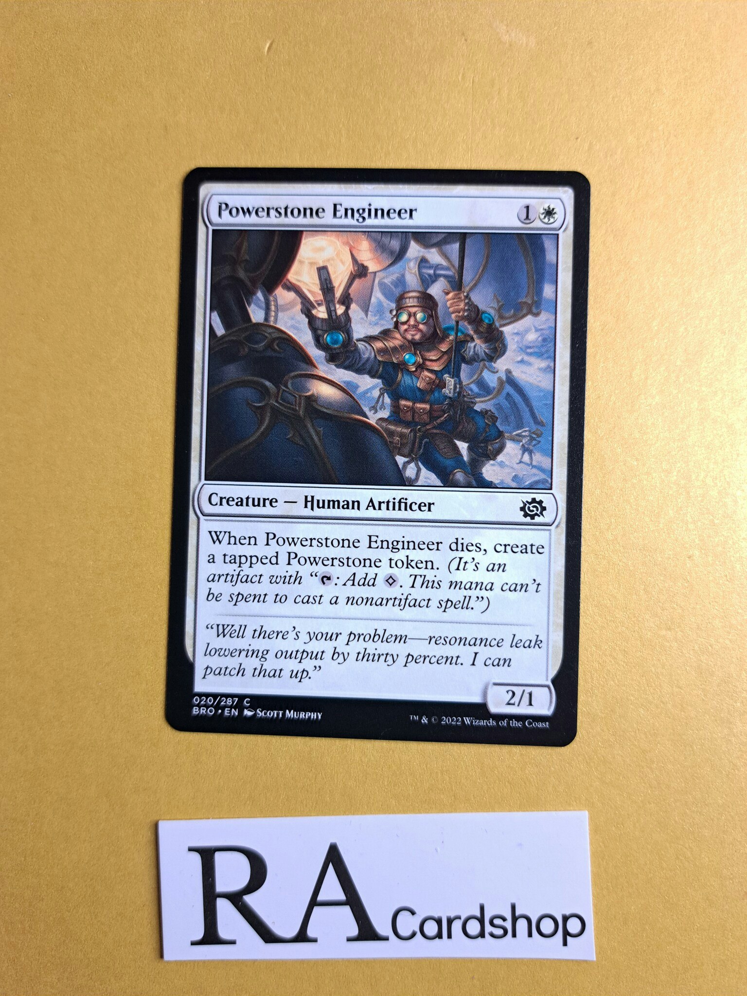Powerstone Engineer Common 020/287 The Brothers War Magic the Gathering