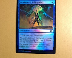 Weakstones Subjugation Common Foil 072/287 The Brothers War Magic the Gathering