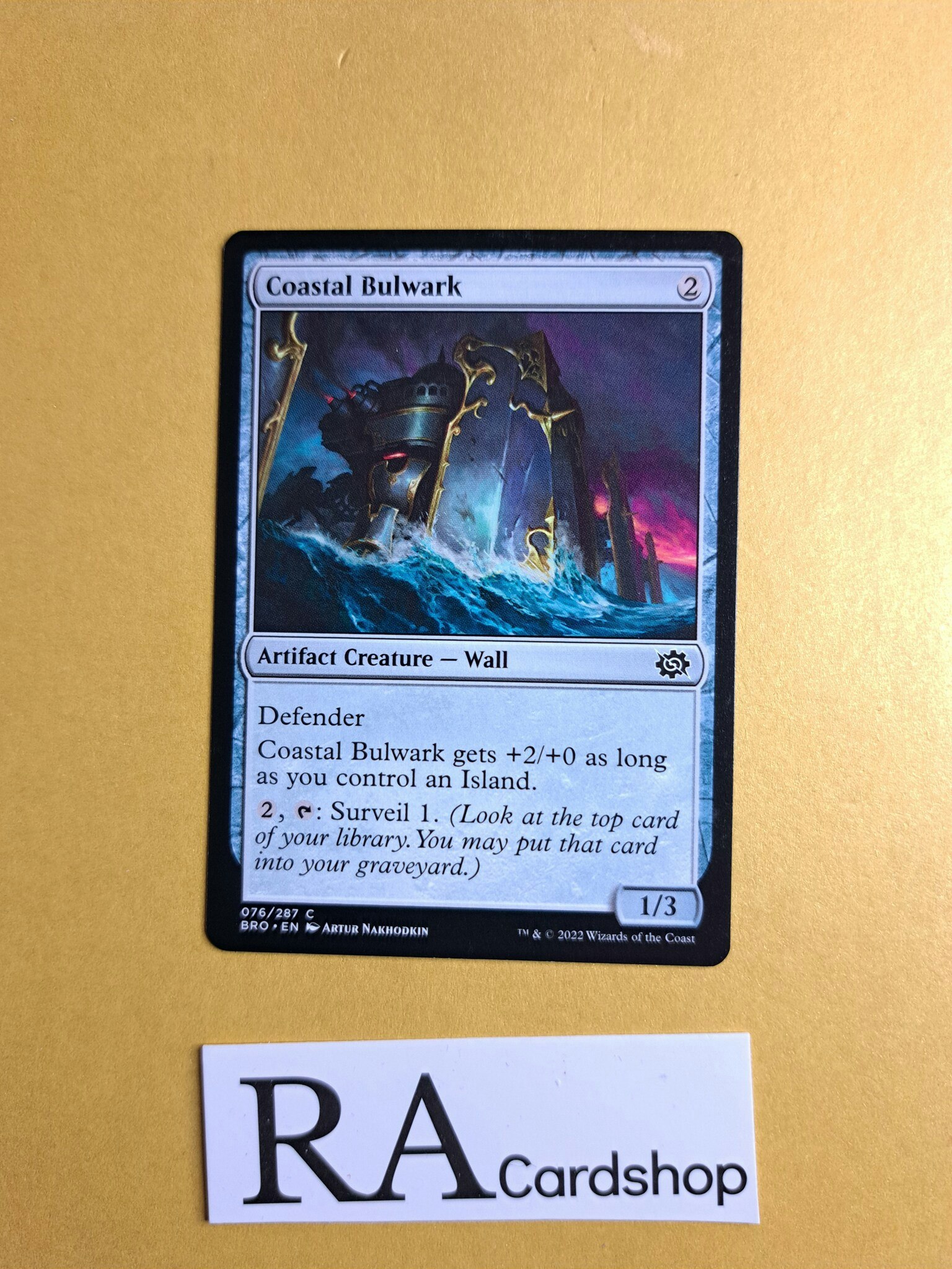 Coastal Bulwark Common 076/287 The Brothers War Magic the Gathering