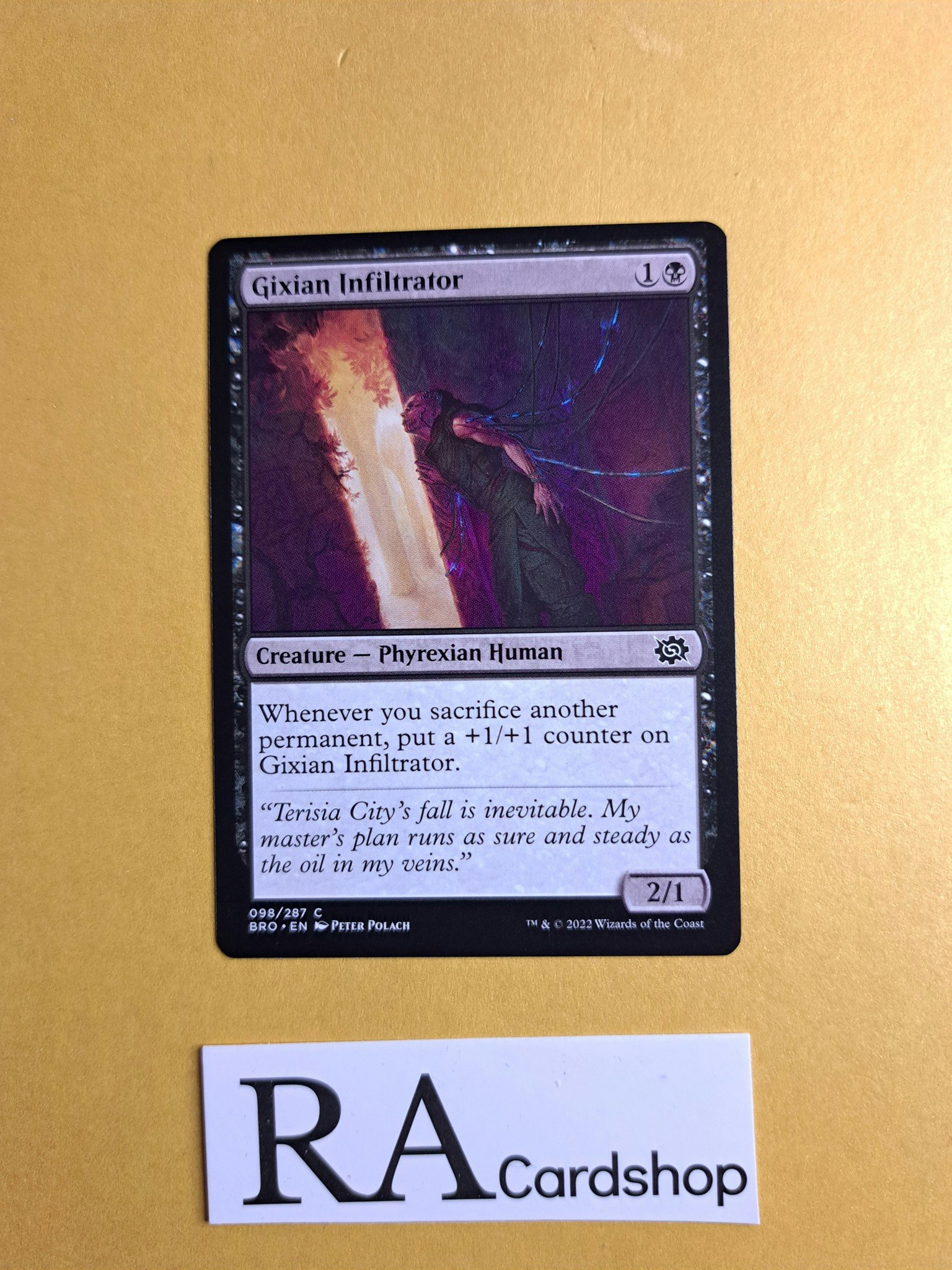 Gixian Infiltrator Common 098/287 The Brothers War Magic the Gathering