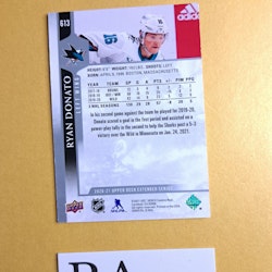 #613 Ryan Donato 2020-21 Upper Deck Extended Series Hockey