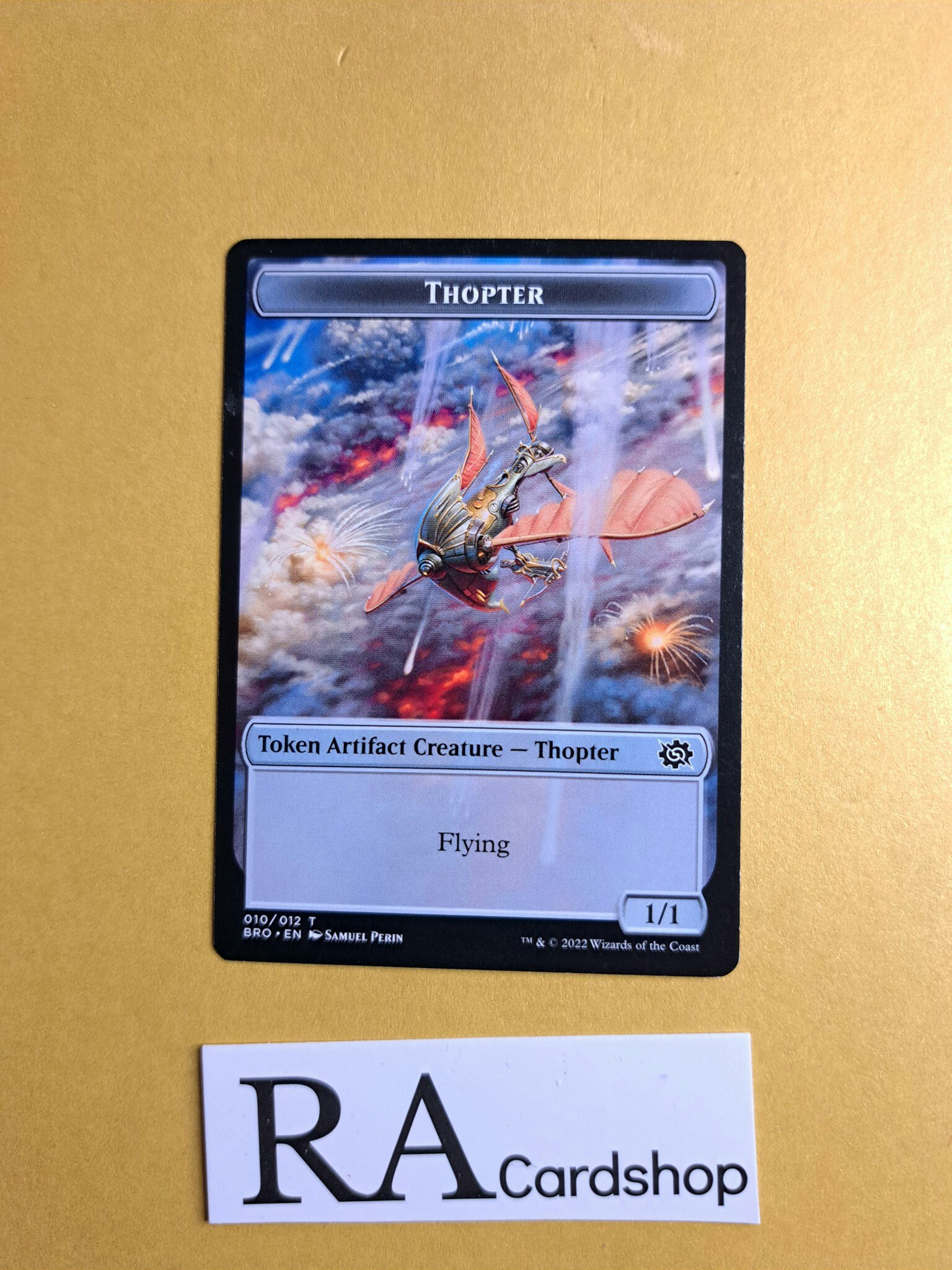 Thopter Token 010/012 The Brothers War Magic the Gathering