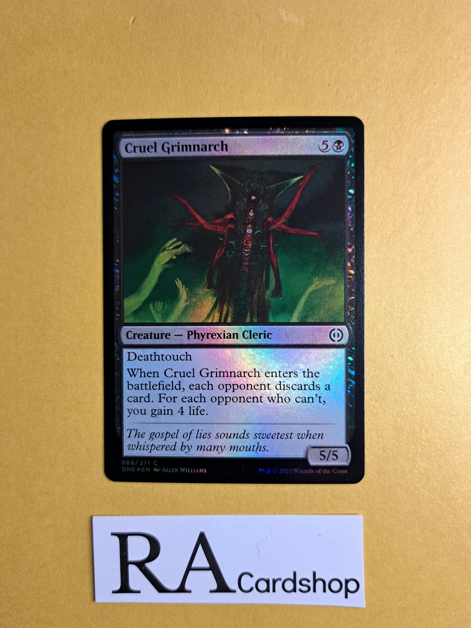 Cruel Grimnarch Common Foil 088/271 Phyrexia All Will Be One Magic the Gathering