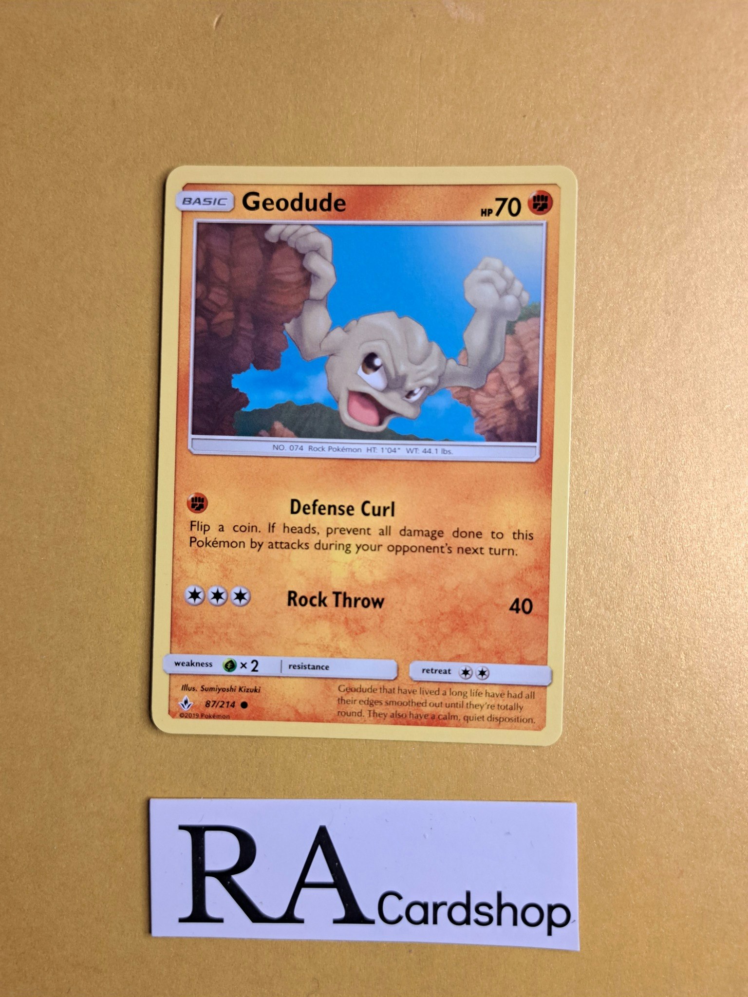 Geodude Common 87/214 Unbroken Bonds Pokemon