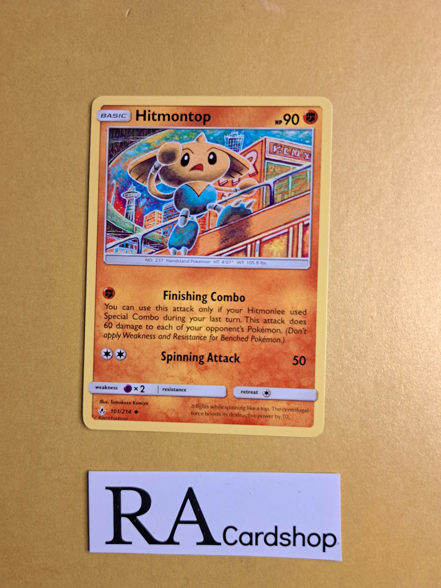 Hitmontop Uncommon 101/214 Unbroken Bonds Pokemon