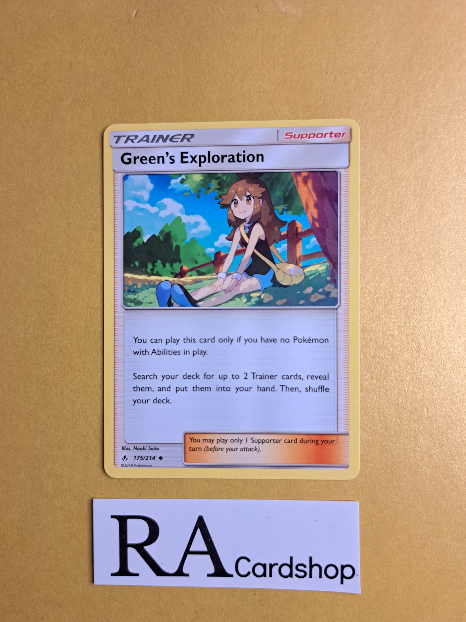 Greens Exploration Uncommon 175/214 Unbroken Bonds Pokemon
