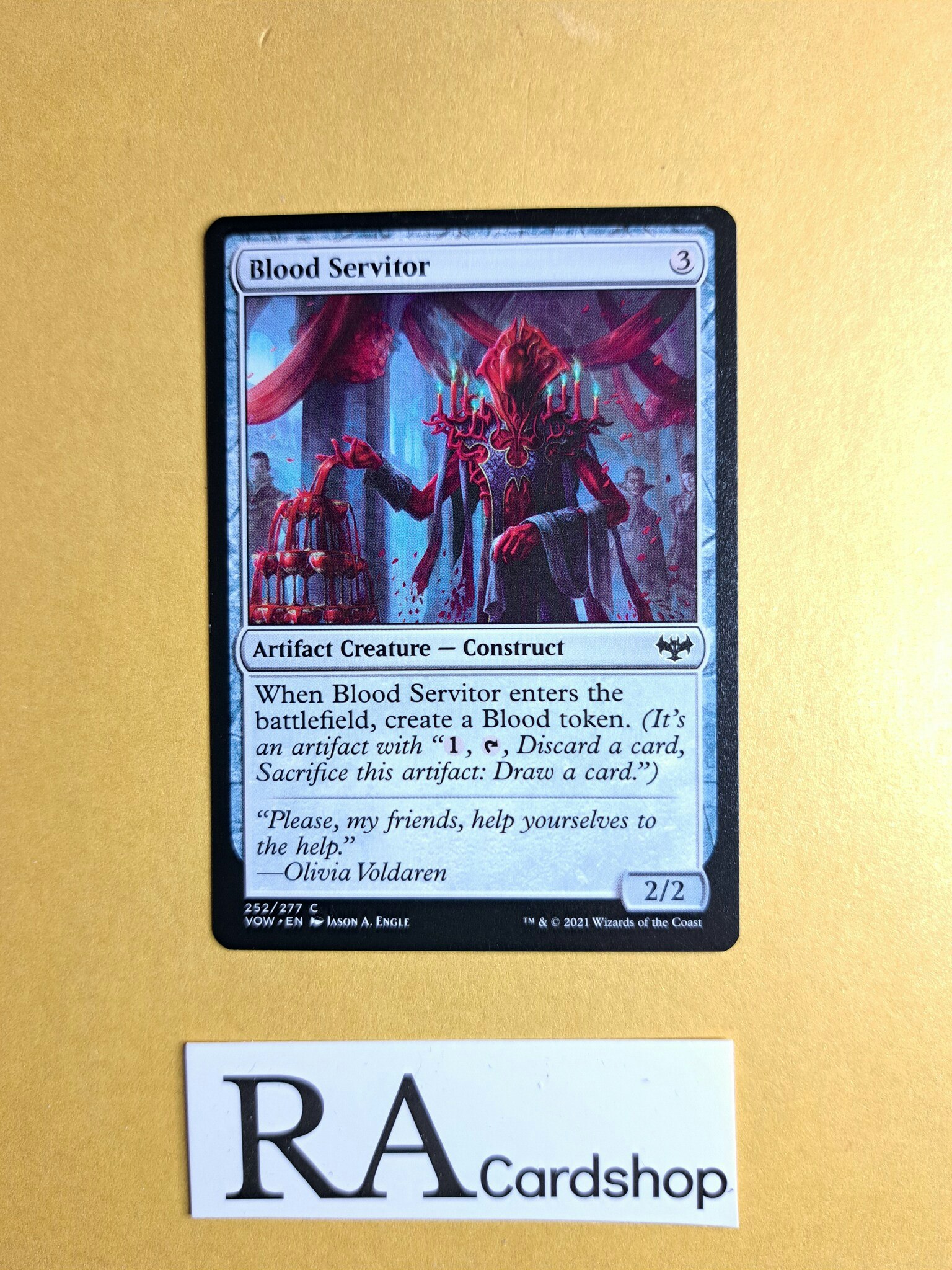 Blood Servitor Common 252/277 Innistrad: Crimson Vow (VOW) Magic the Gathering