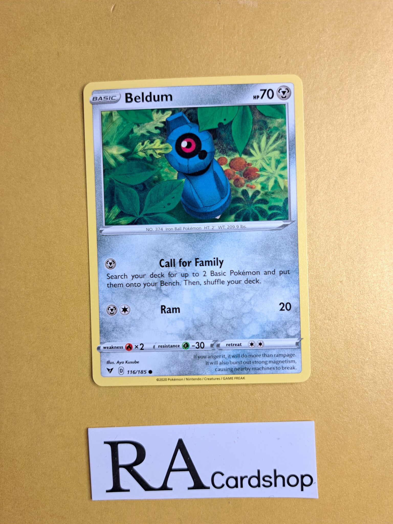 Beldum Common 116/185 Vivid Voltage Pokemon