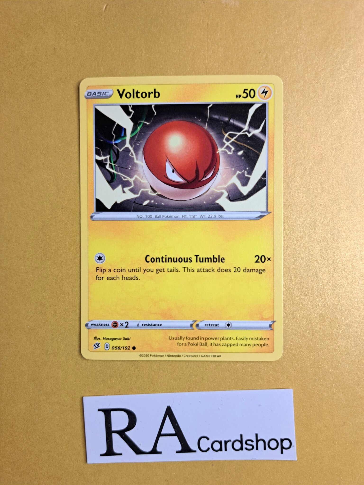 Voltorb Common 056/192 Rebel Clash Pokemon
