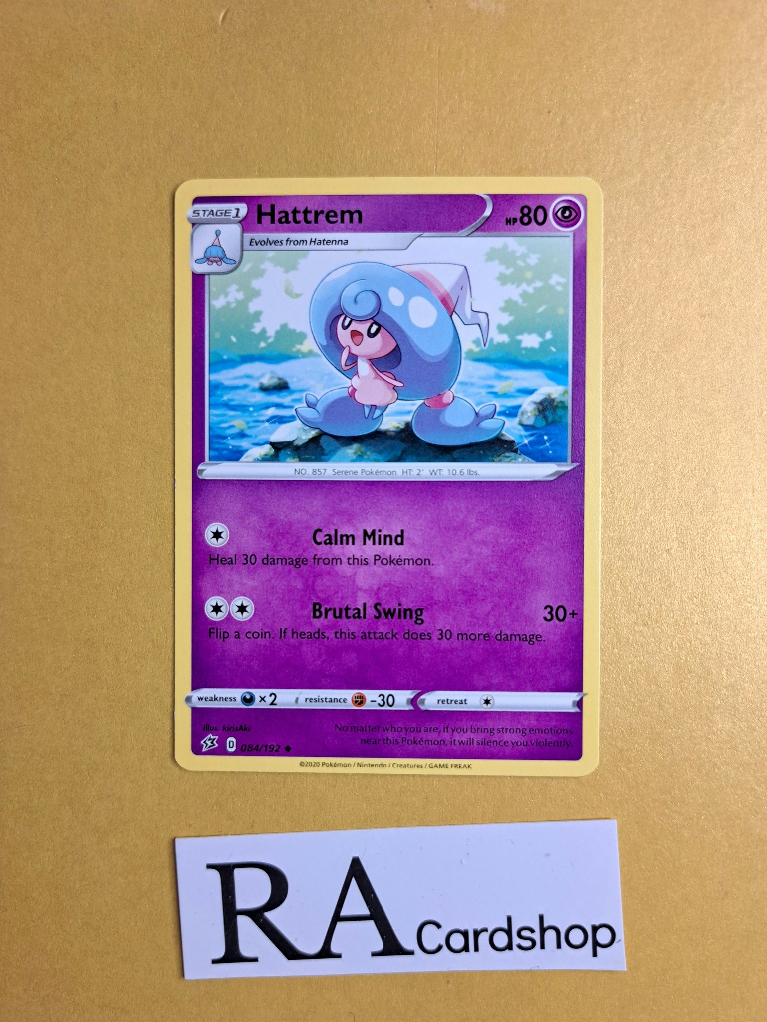 Hattrem Uncommon 084/192 Rebel Clash Pokemon