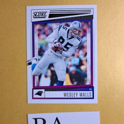 #52 Wesley Walls 2022 Panini Score Football NFL