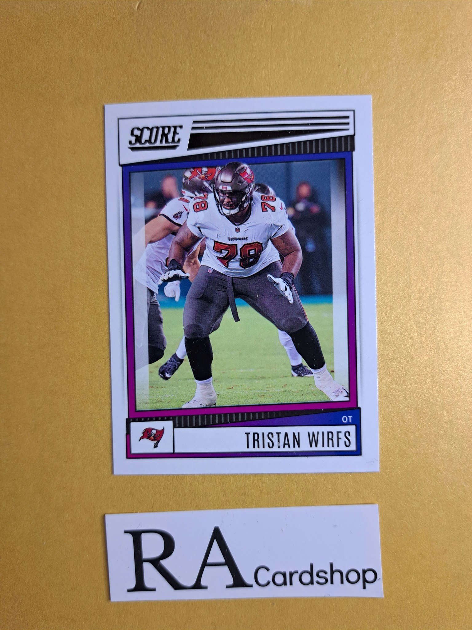 #66 Tristan Wirfs 2022 Panini Score Football NFL