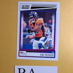 #76 Tim Patrick 2022 Panini Score Football NFL