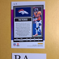 #76 Tim Patrick 2022 Panini Score Football NFL