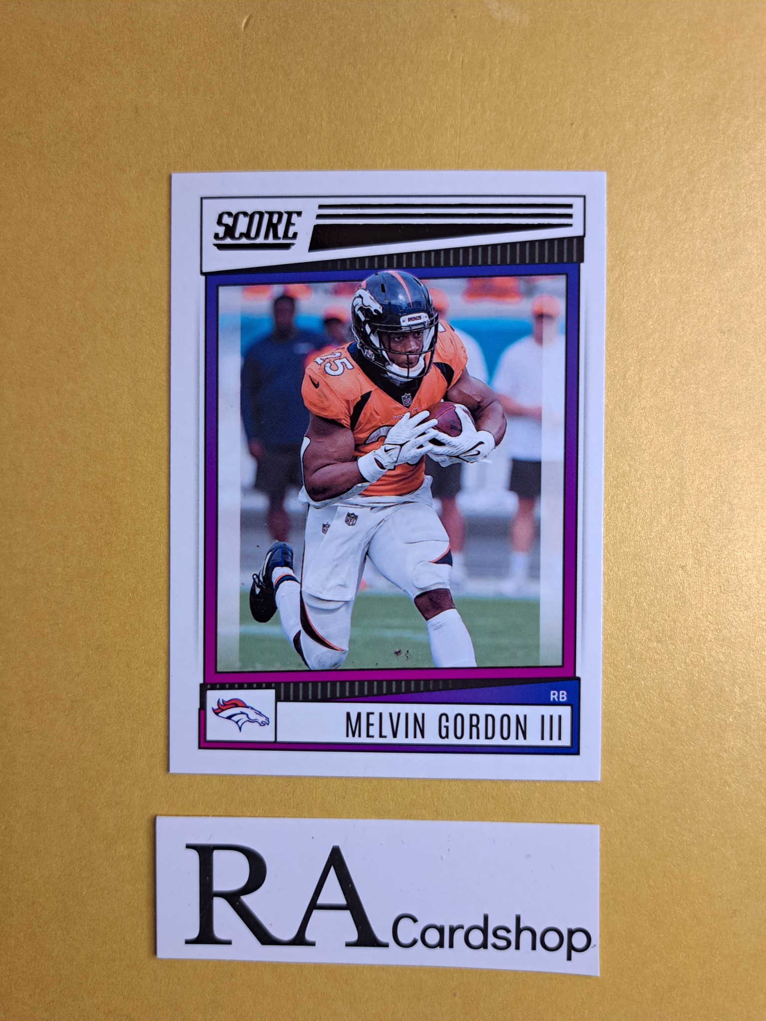 #80 Melvin Gordon III 2022 Panini Score Football NFL