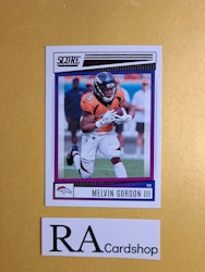 #80 Melvin Gordon III 2022 Panini Score Football NFL