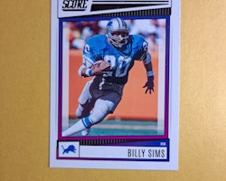 #92 Billy Sims 2022 Panini Score Football NFL