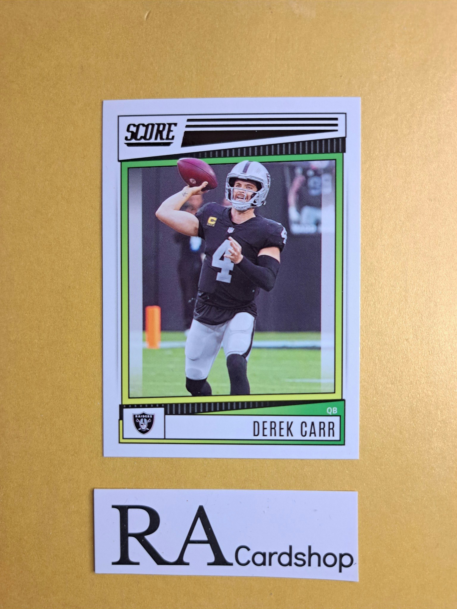 #125 Derek Carr 2022 Panini Score Football NFL