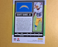 #140 Asante Samuel JR 2022 Panini Score Football NFL