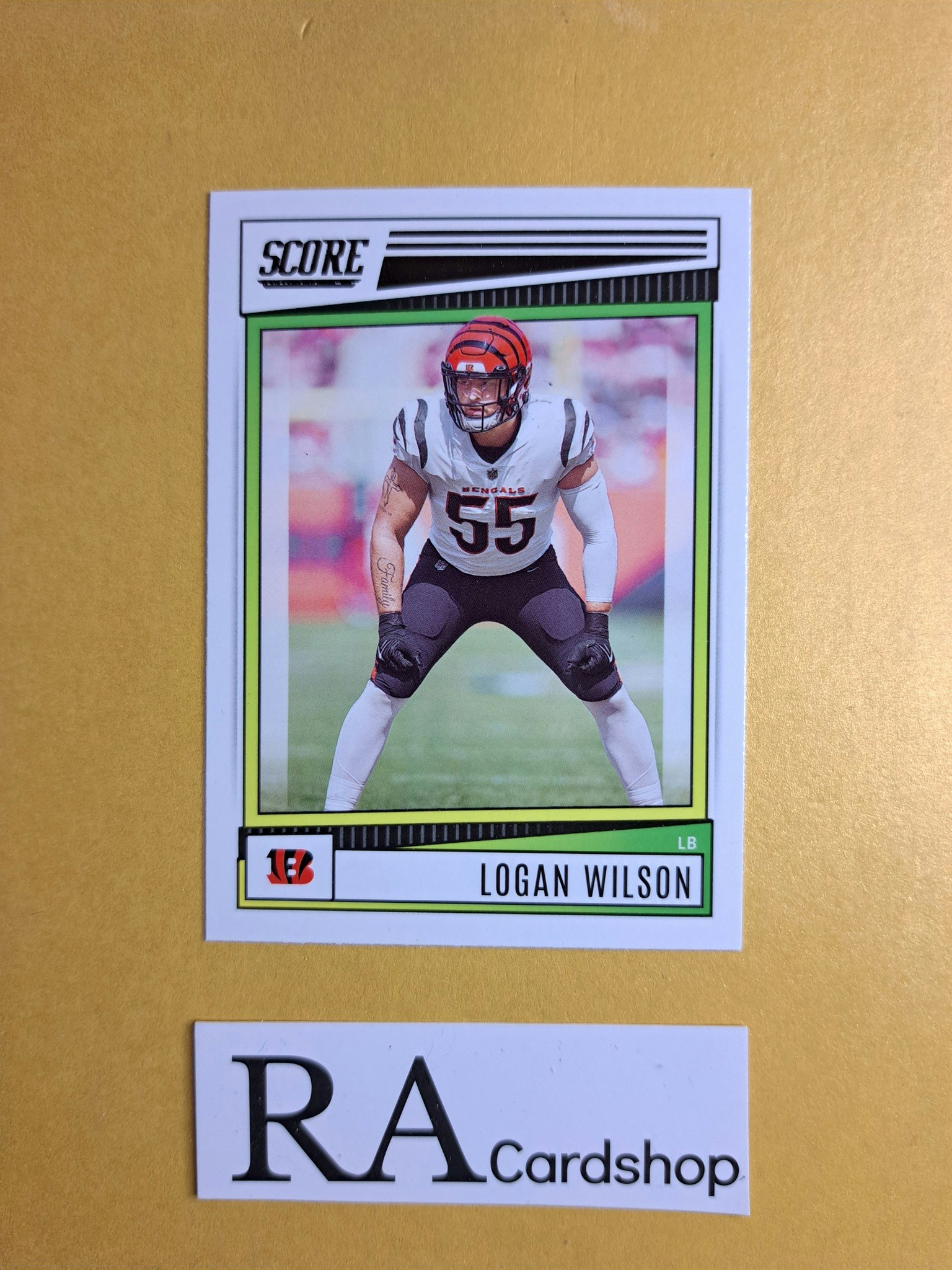 #197 Logan Wilson 2022 Panini Score Football NFL