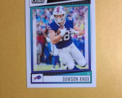 #266 Dawson Knox 2022 Panini Score Football NFL