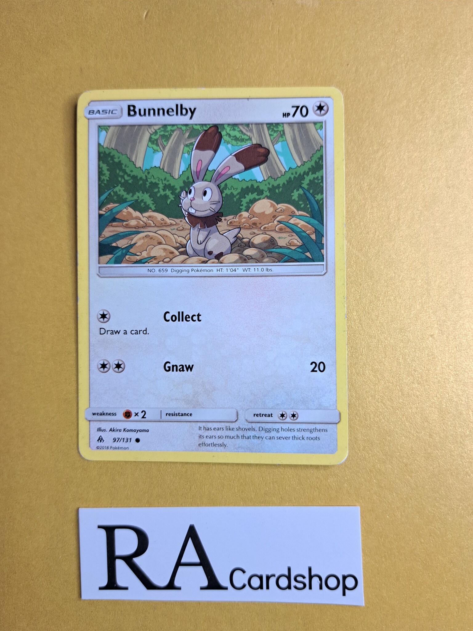 Bunnelby Common 97/131 Forbidden Light Pokemon