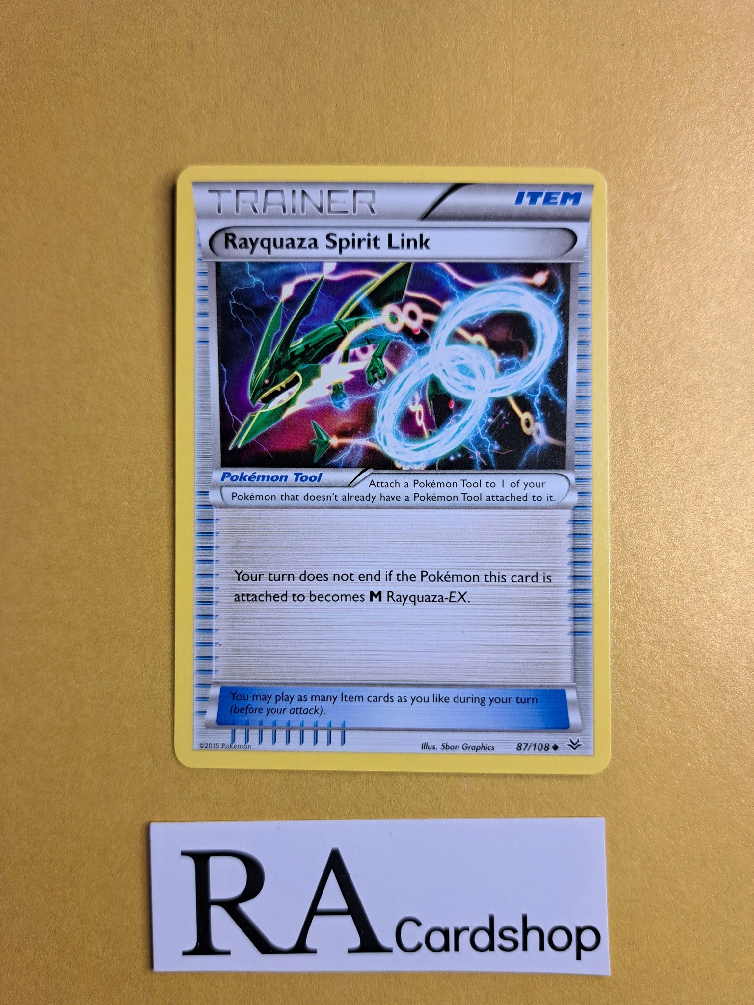 Rayquaza Spirit Link Uncommon 87/108 Roaring Skies Pokemon