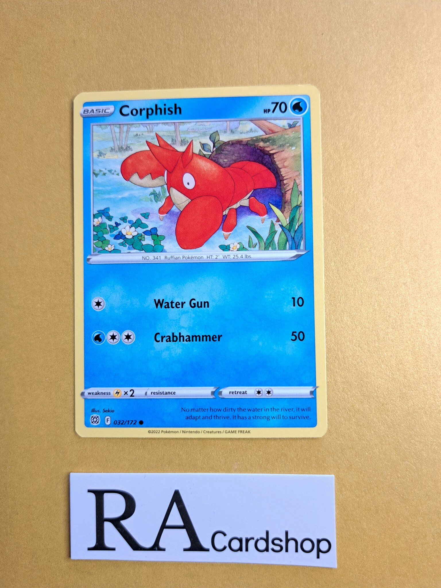 Corphish Common 032/172 Brilliant Stars Pokemon