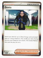 Geeta Holo Rare 188/197 Obsidian Flames Pokemon